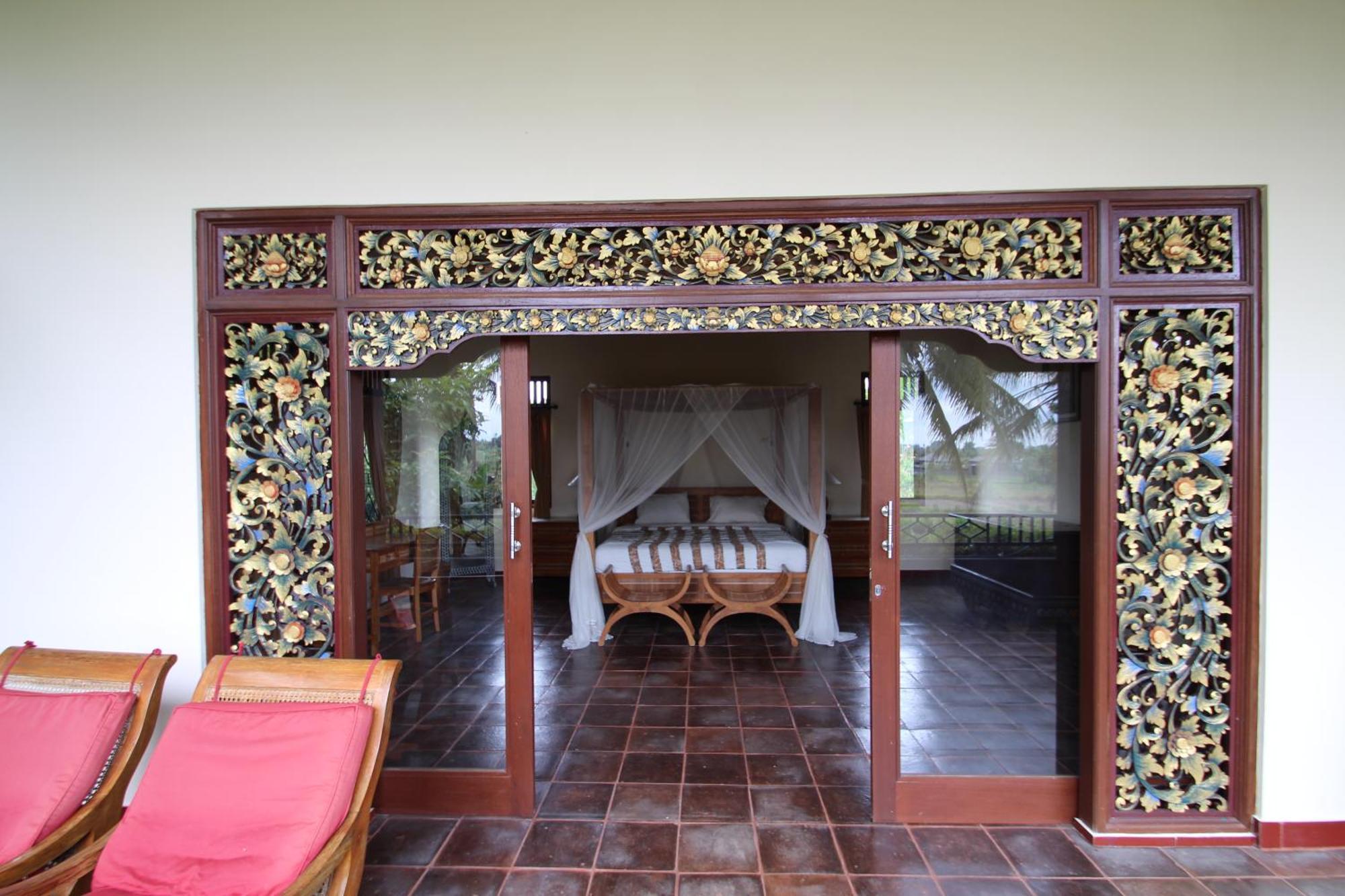 Uma Capung Mas Cottage Ubud Esterno foto