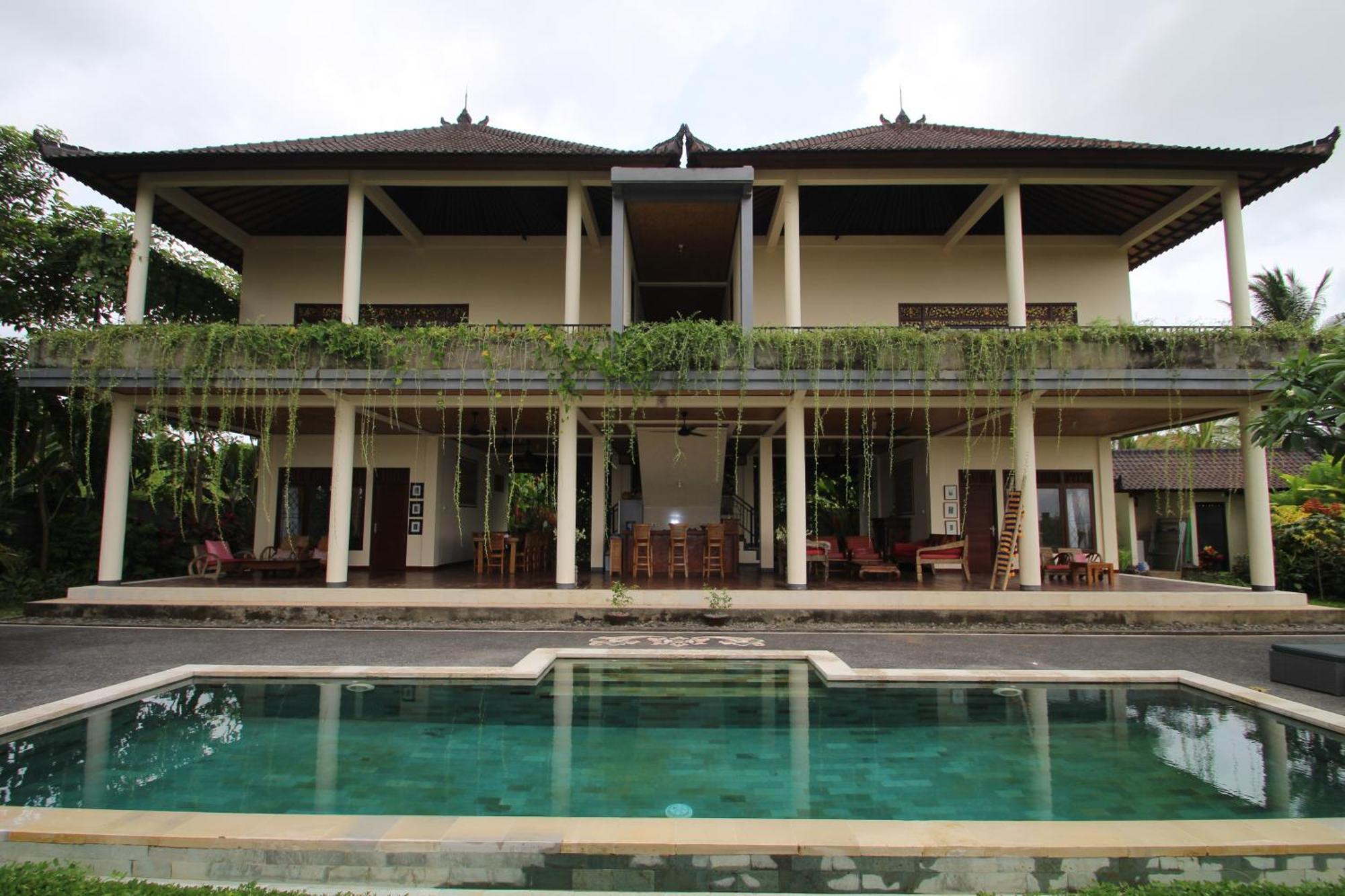 Uma Capung Mas Cottage Ubud Esterno foto