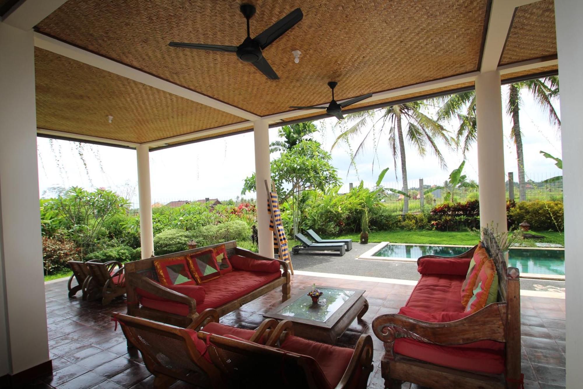 Uma Capung Mas Cottage Ubud Esterno foto