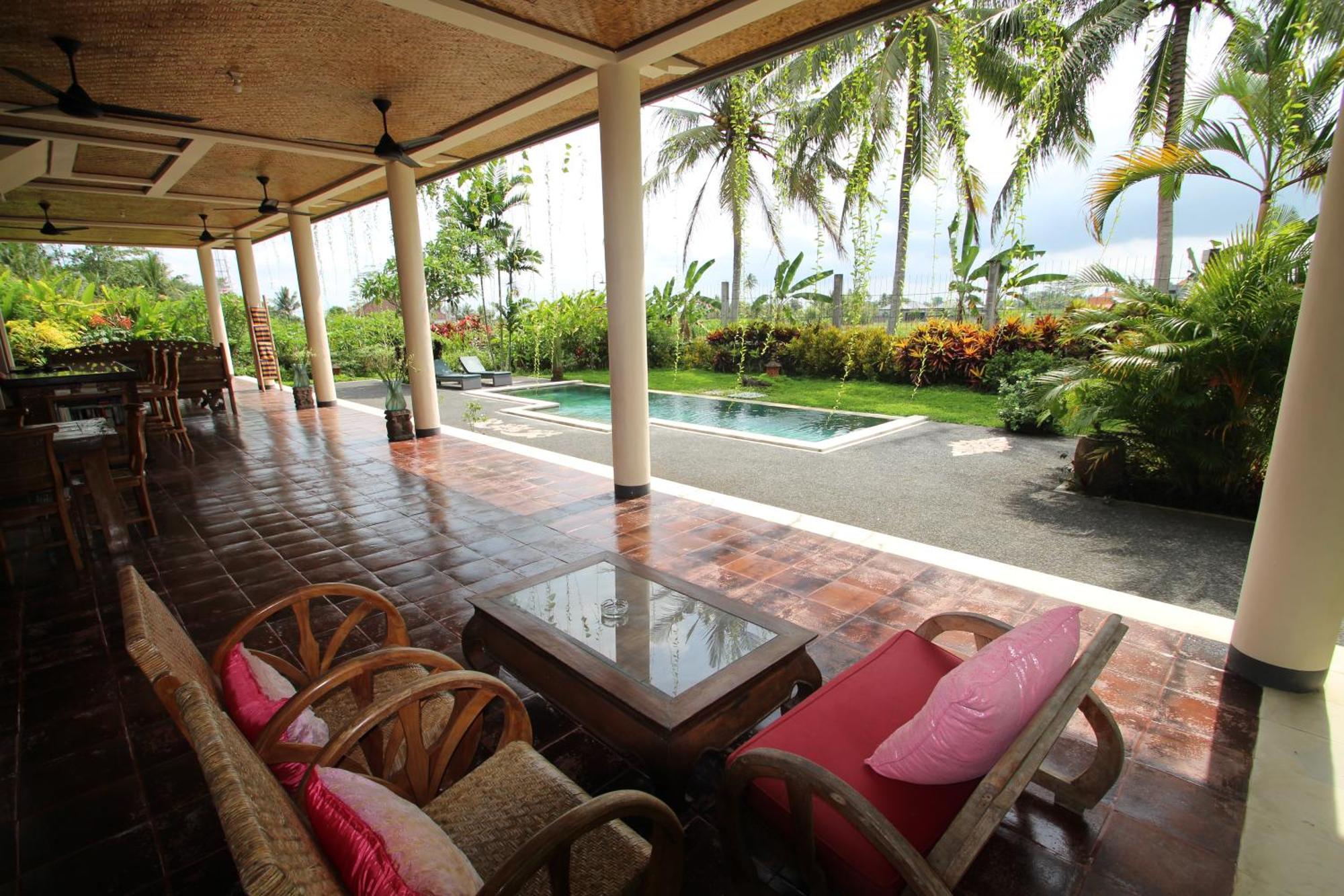 Uma Capung Mas Cottage Ubud Esterno foto